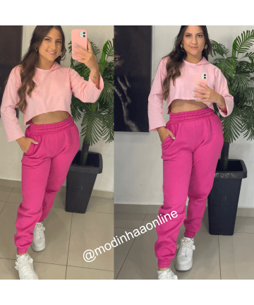 Calça Moletom Paloma Rosa I
